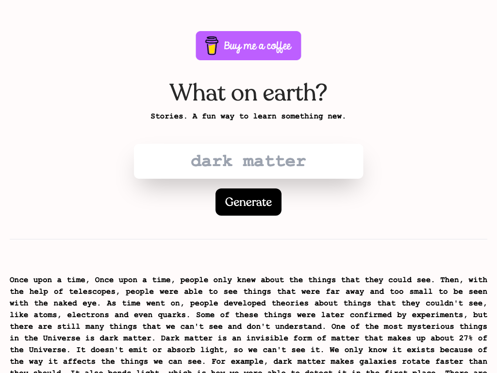 Screenshot of exploring astronomy and space website