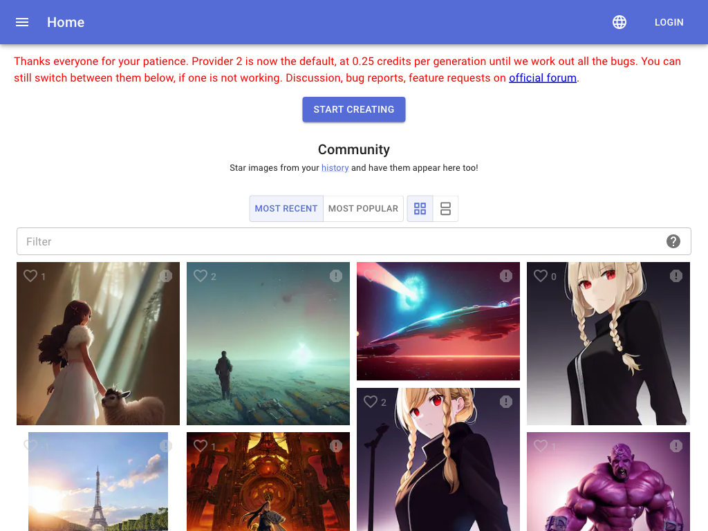 Screenshot of creating promotional videos and cinematic masterpieces website