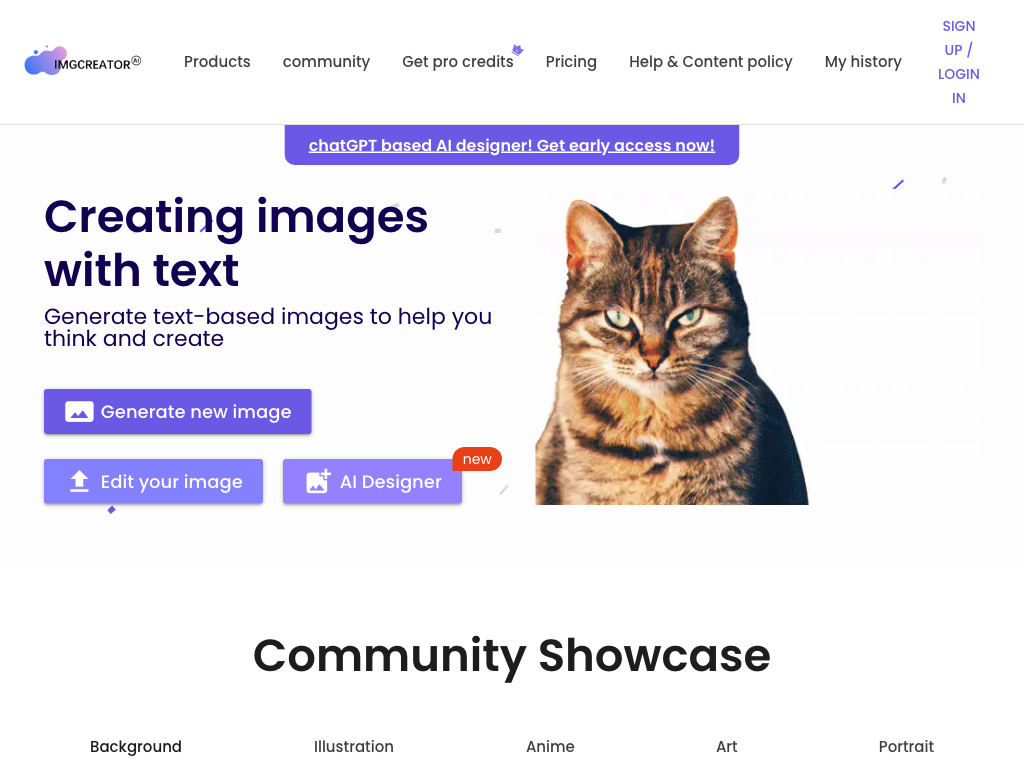 Preview image of IMGCreator.ai