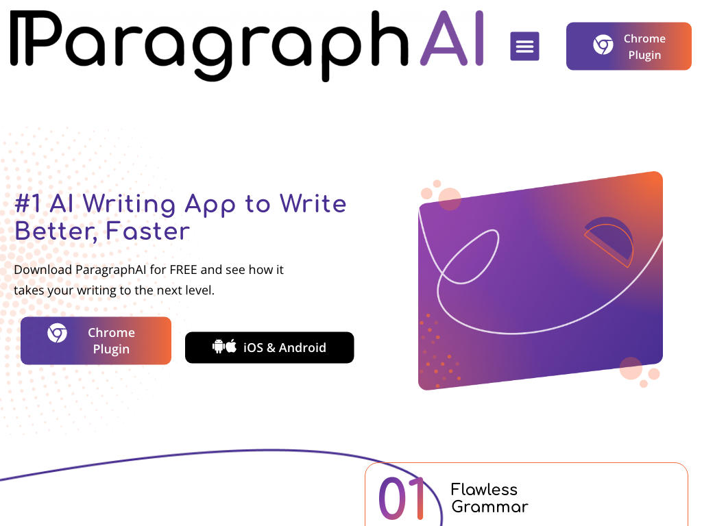 Screenshot of crafting accurate content quickly website
