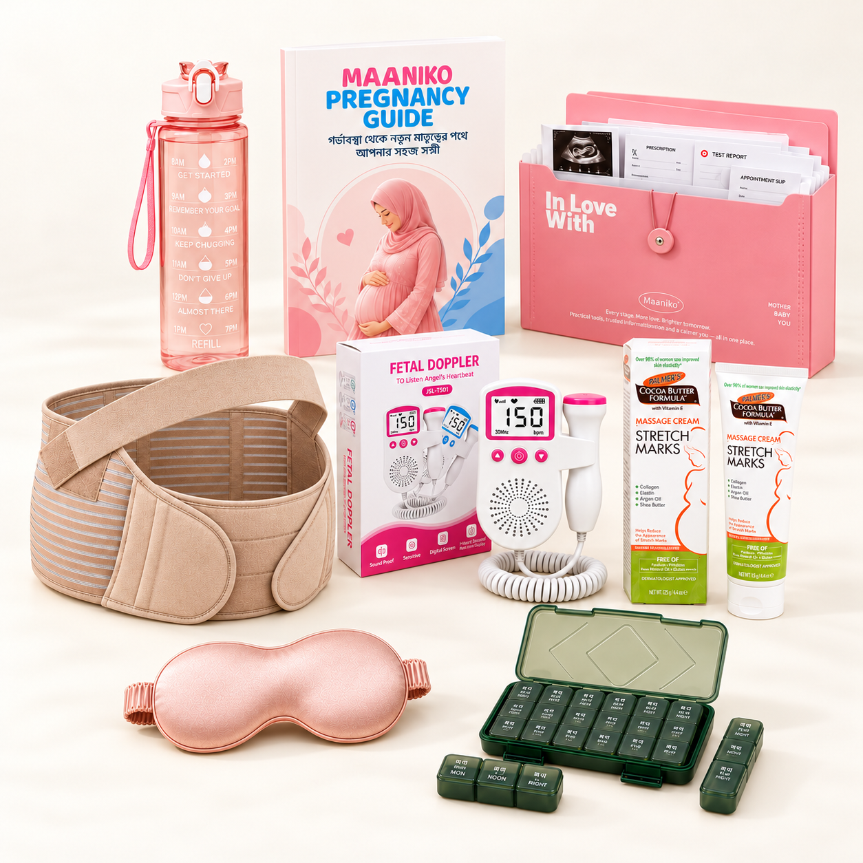 Maaniko Pregnancy Solution Box | গর্ভাবস্থার প্রয়োজনীয় যত্নের কম্বো