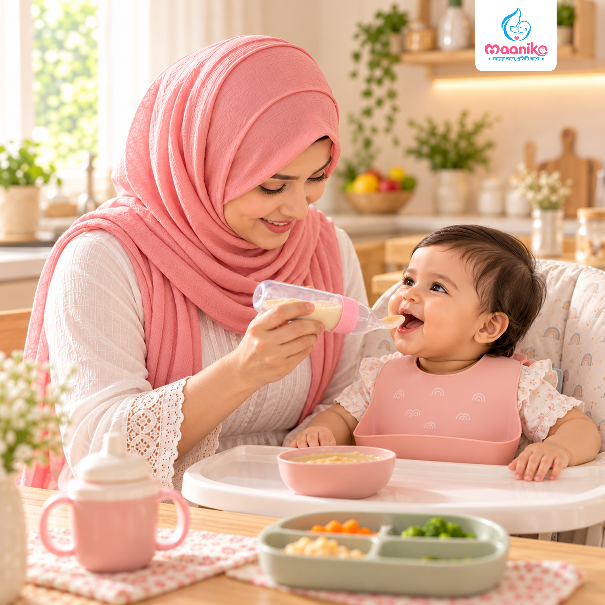 Full Silicone Baby Spoon Feeder (90ml) | শিশুর সিলিকন স্পুন ফিডার-এর বিকল্প ছবি