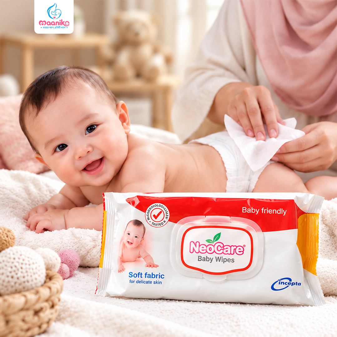 NeoCare Baby Wet Wipes (120 Pcs) | নবজাতকের কোমল ত্বকের ওয়েট ওয়াইপস-এর বিকল্প ছবি