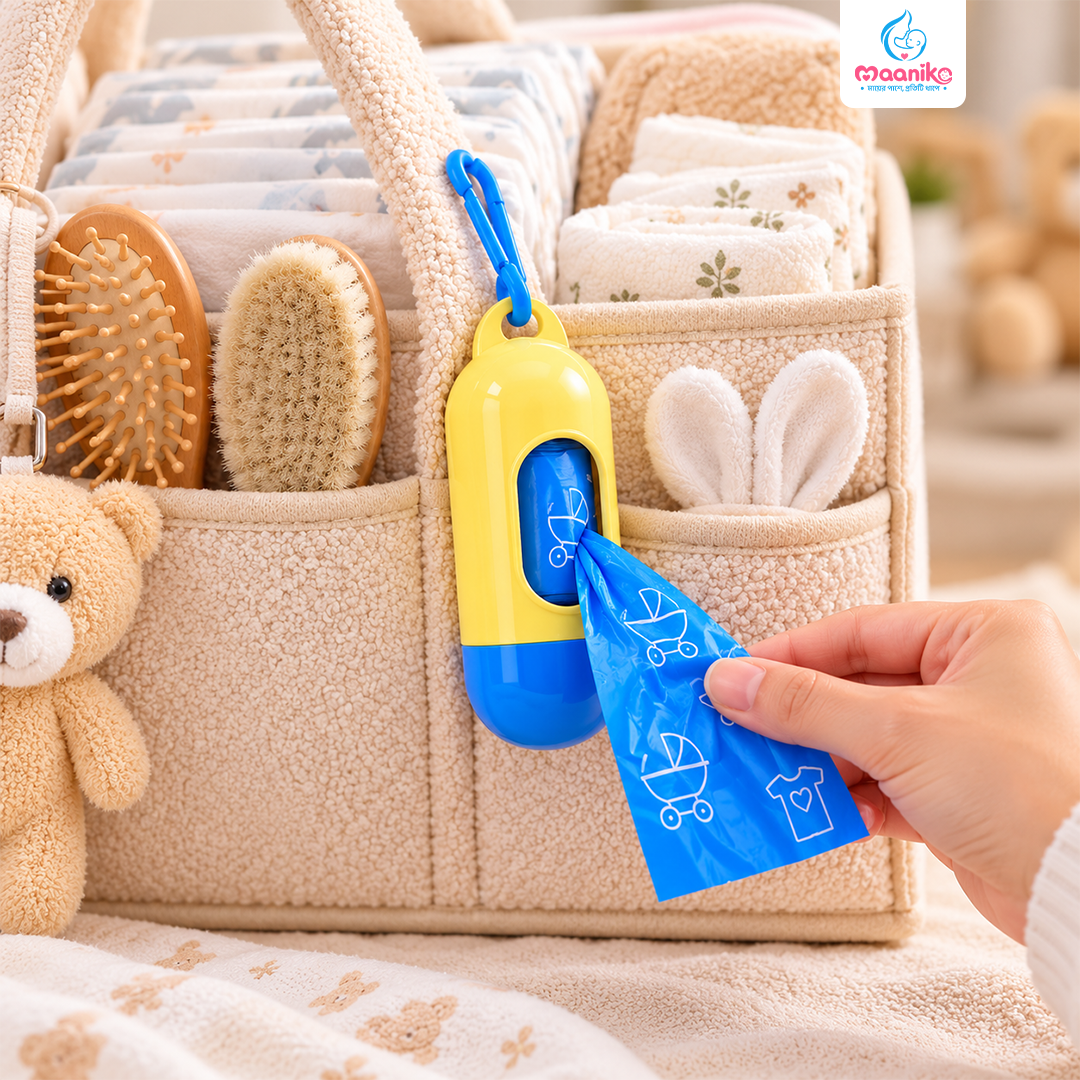 Scented Disposable Diaper Disposal Bags | ব্যবহৃত ডায়াপার ফেলার সুগন্ধযুক্ত ব্যাগ-এর বিকল্প ছবি