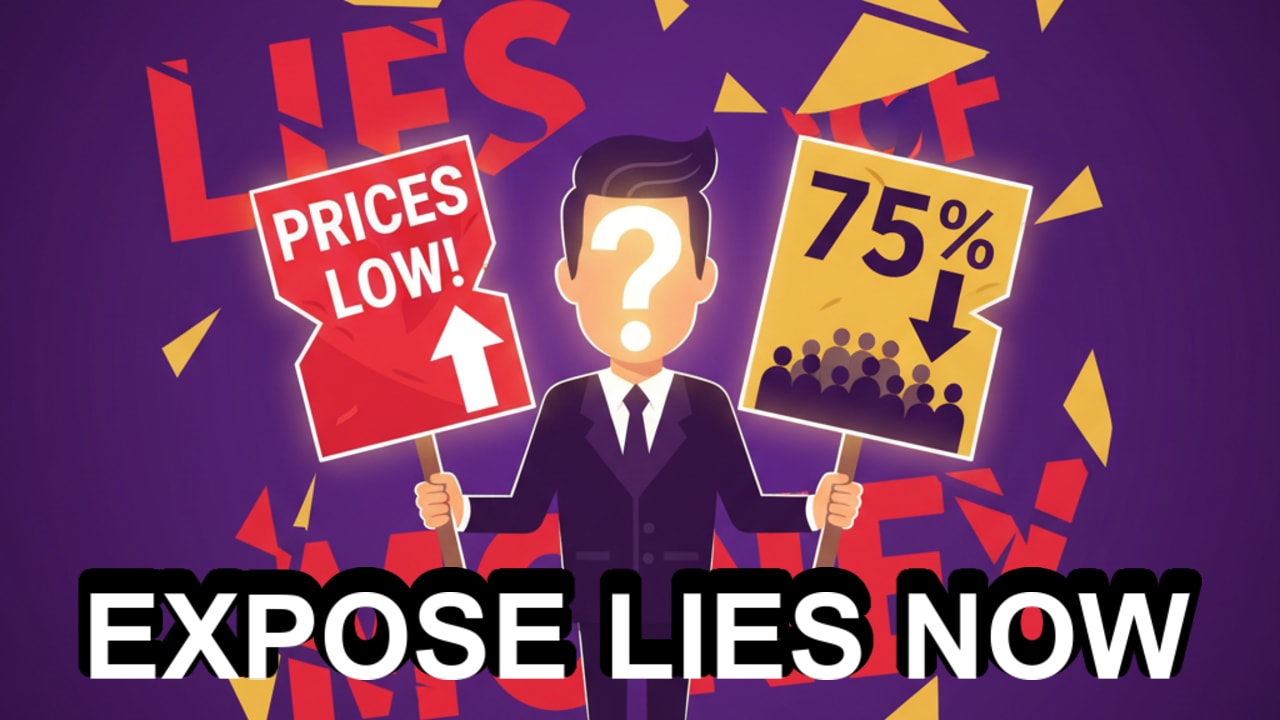 EXPOSE LIES NOW – A new poll shows 75% of Americans believe Trump has not focused enough on lowering prices.