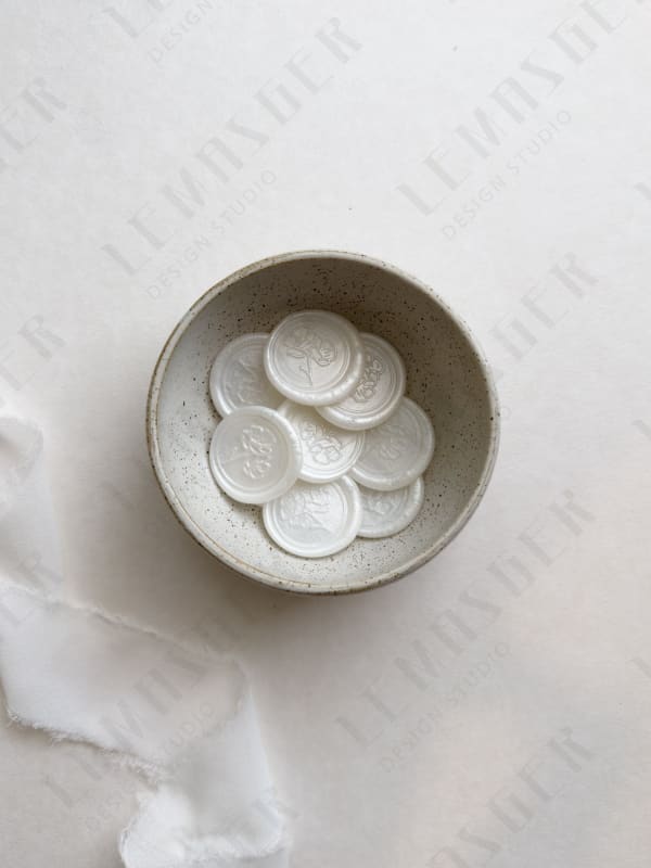 חותמי שעווה - דגם פרח 1