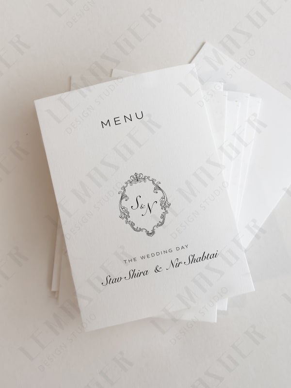 עיצוב תפריט ספרון 2