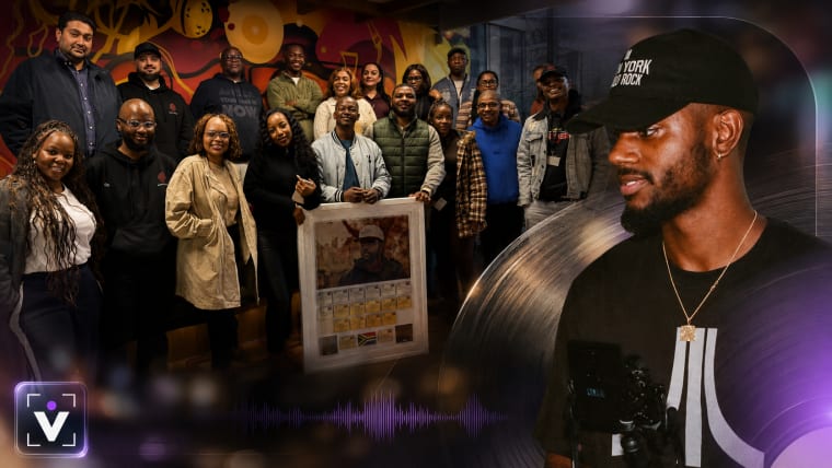 Editorial visual representing Bryson Tiller’s South African RiSA certification moment, featuring platinum and gold plaque textures, late-night R&B lighting, Durban July weekend atmosphere, streaming-wave graphics, car-ride memory cues, deep purple shadows, gold highlights and premium Viranova glass styling.