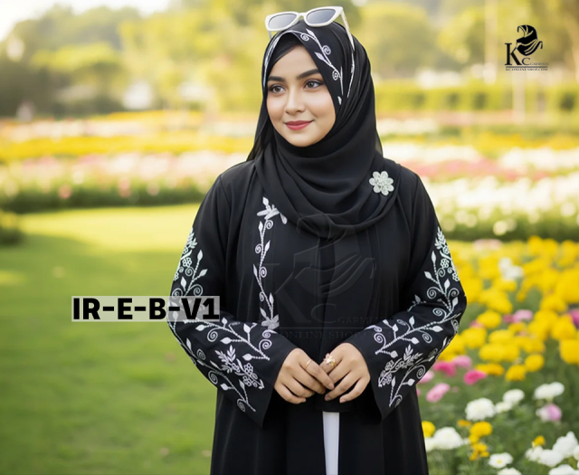 Mariyam Embroidery Borkha