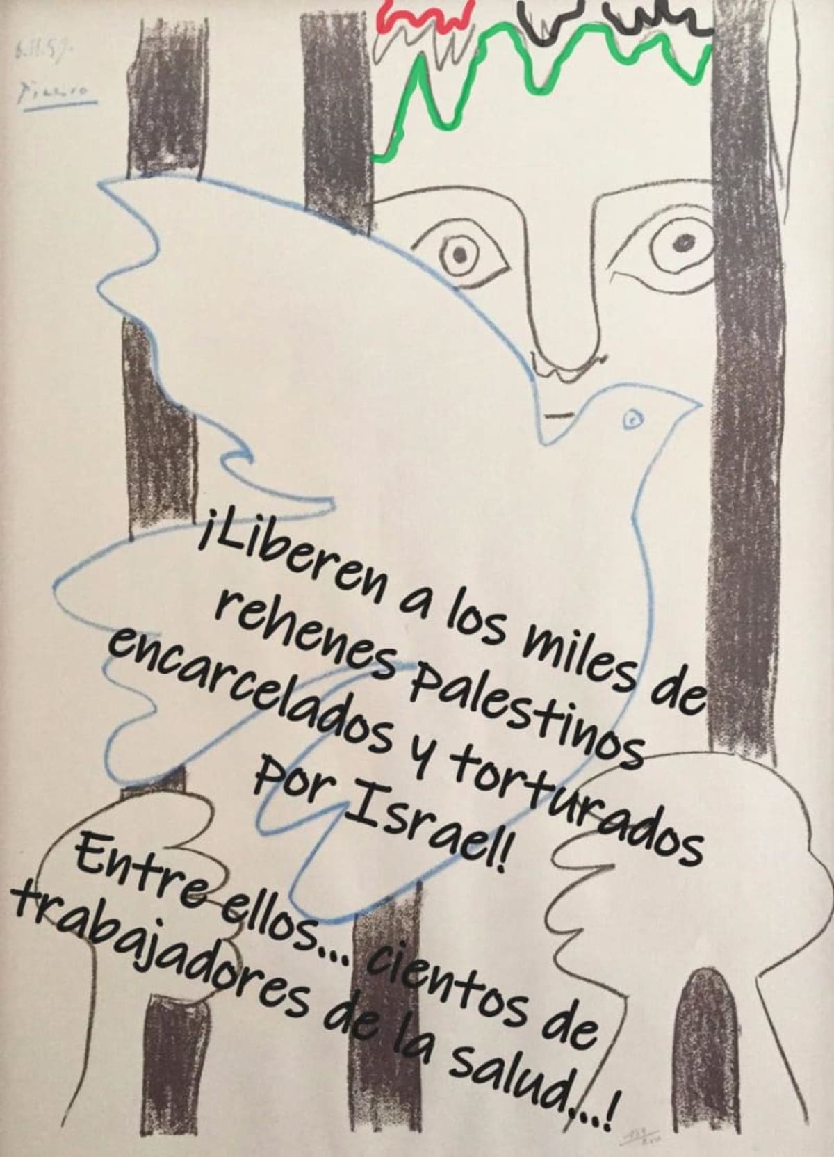 Libertad para los rehenes palestinos en Israel