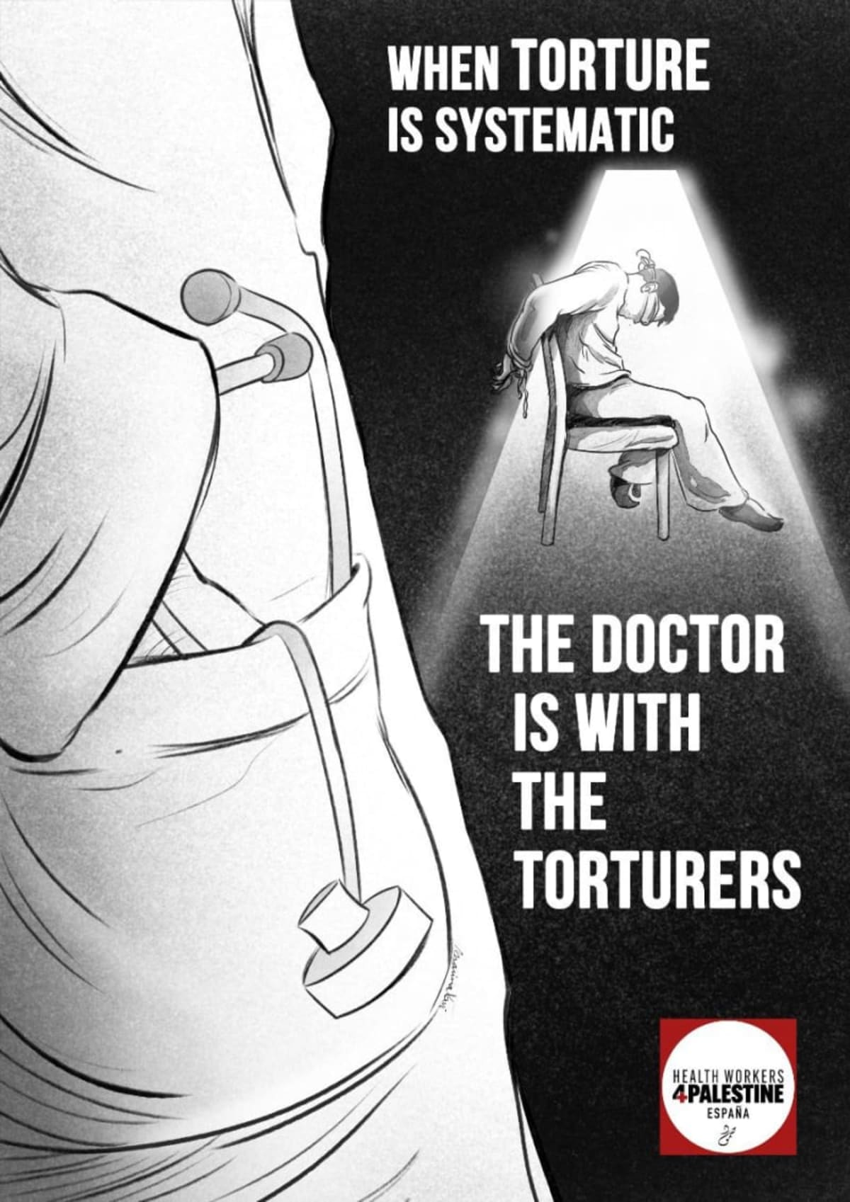 When there is systematic torture, medical presence is essential