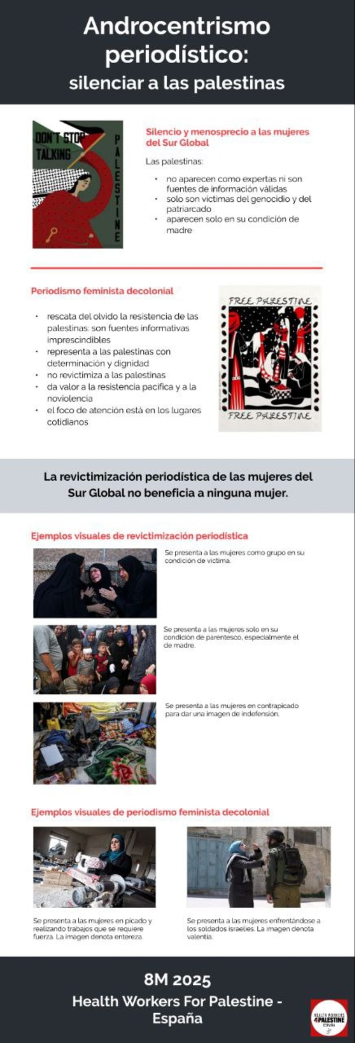 Androcentismo periodístico. Gaza