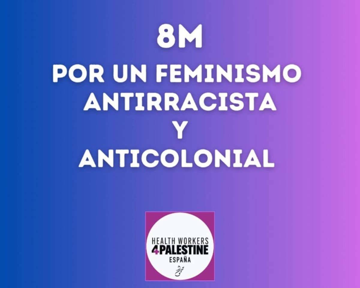 8 de marzo. Antirracista y anticolonial