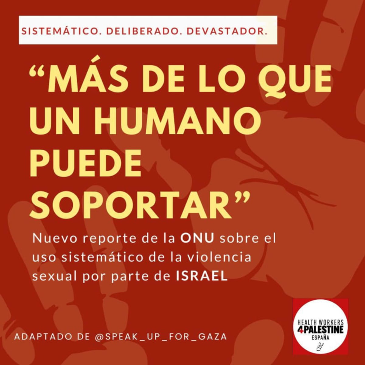 Israel, violencia sexual sin límite