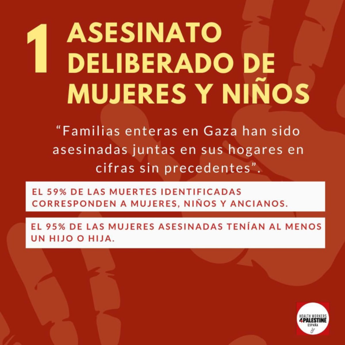 1/9 Asesinato deliberado de mujeres y niños