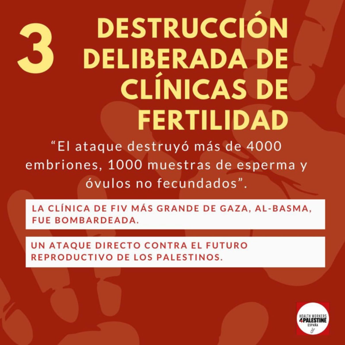 3/9 Destrucción deliberada de clínicas de fertilidad