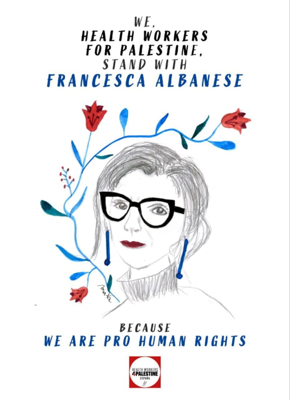 We stand with Francesca Albanese