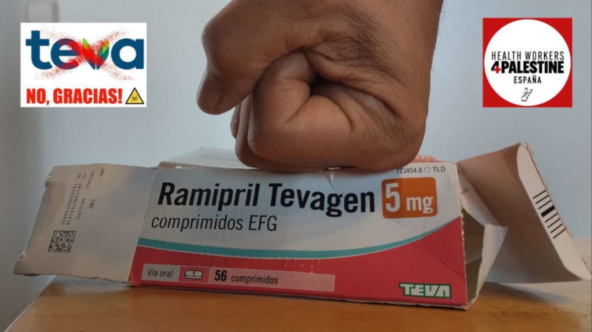 No prescriba, no dispense, no consuma Teva, productos criminales. Do not prescribe, do not dispense, do not use Teva. Criminal products