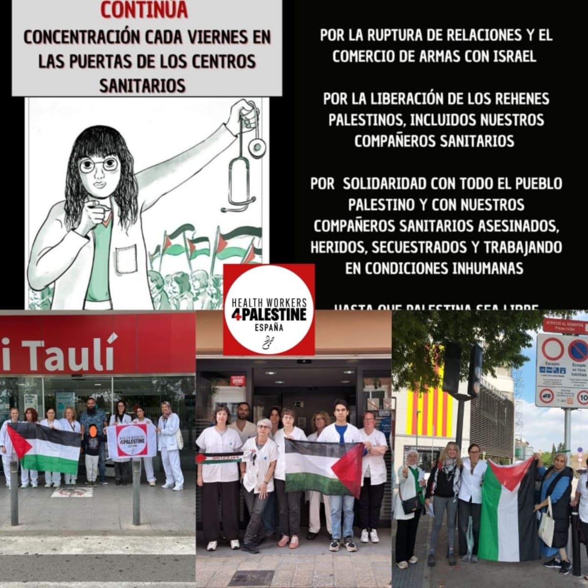 Como todos los viernes, con Gaza en la puerta