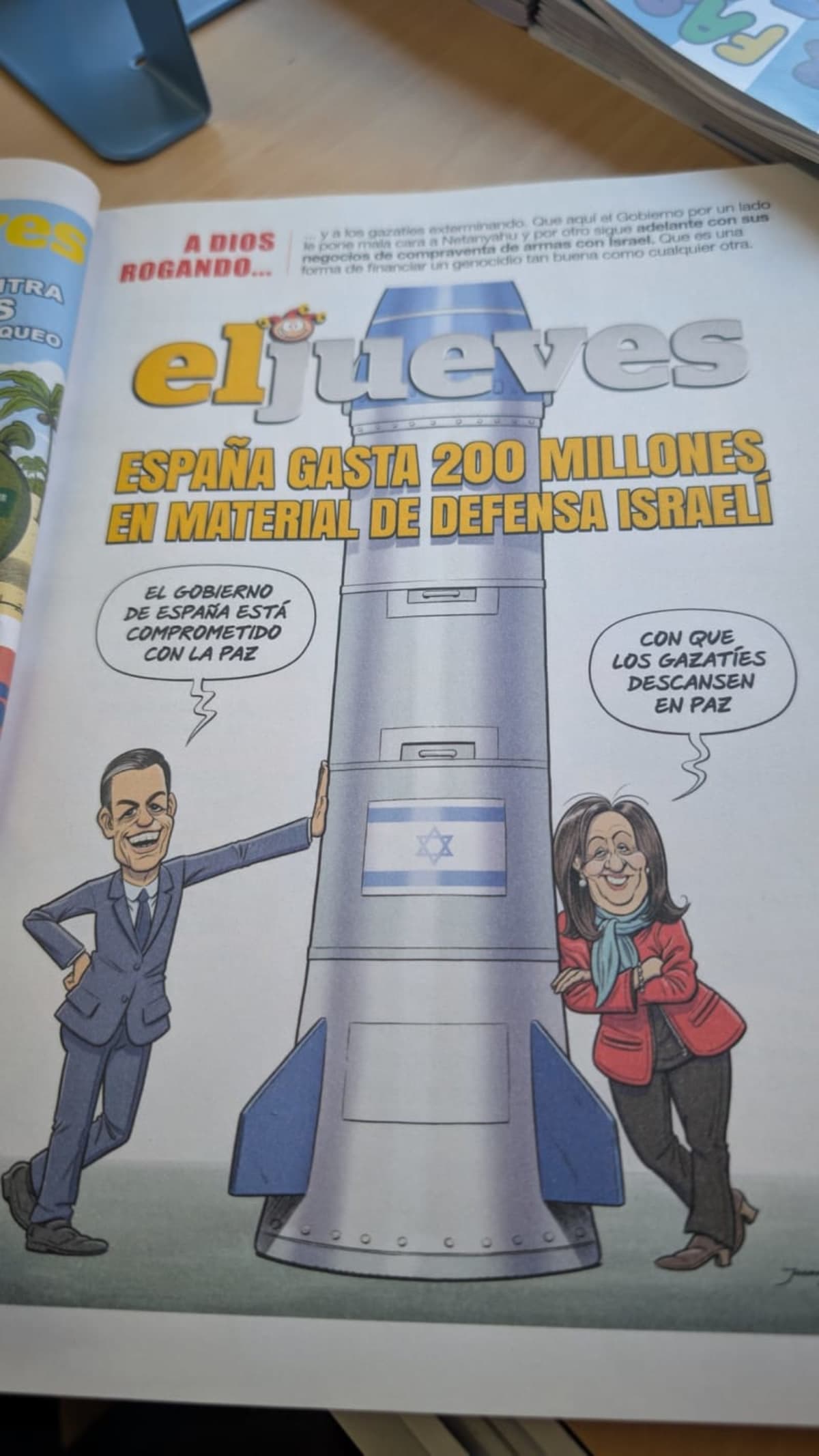 España, ¿comprometida con la paz? ¡Con la muerte!