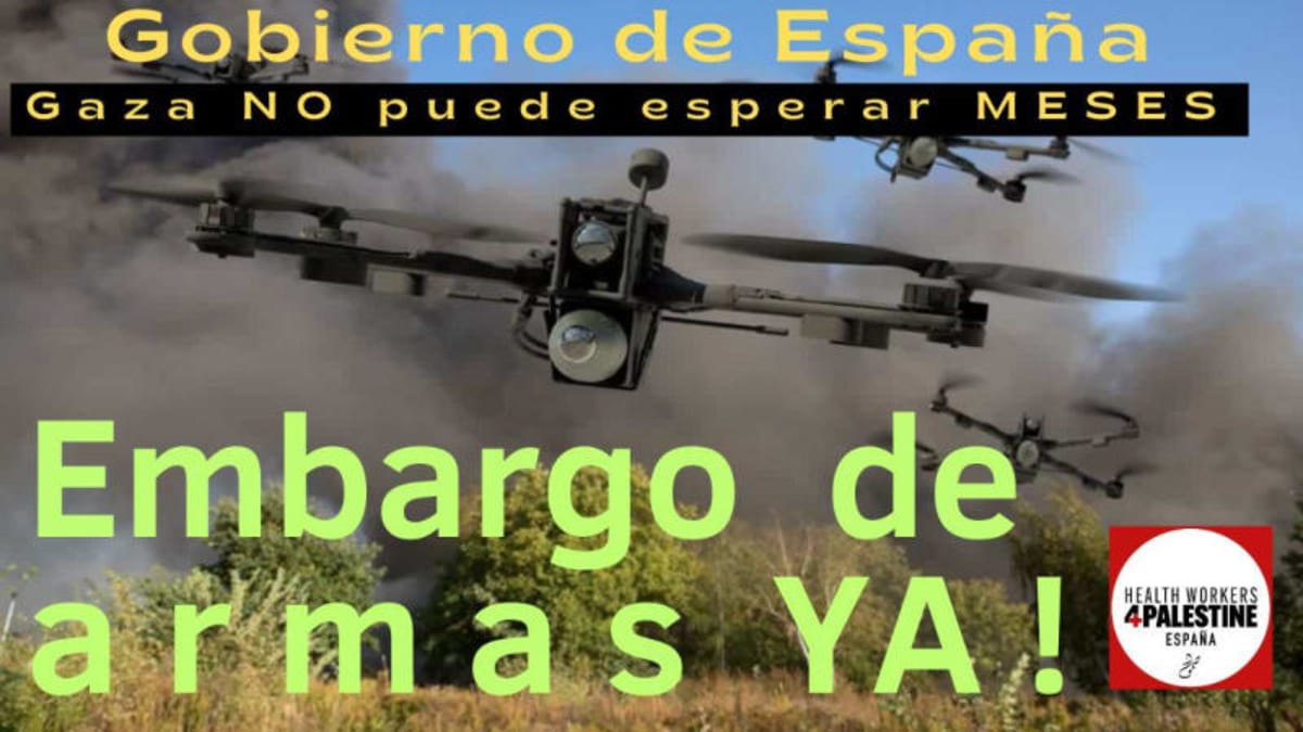 Gaza no puede esperar meses, embargo de armas YA