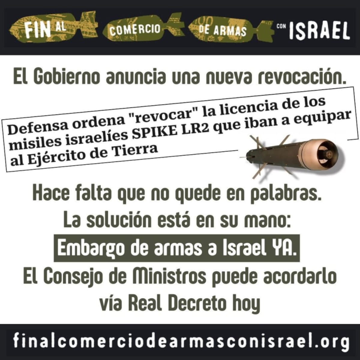 Embargo de armas a Israel YA