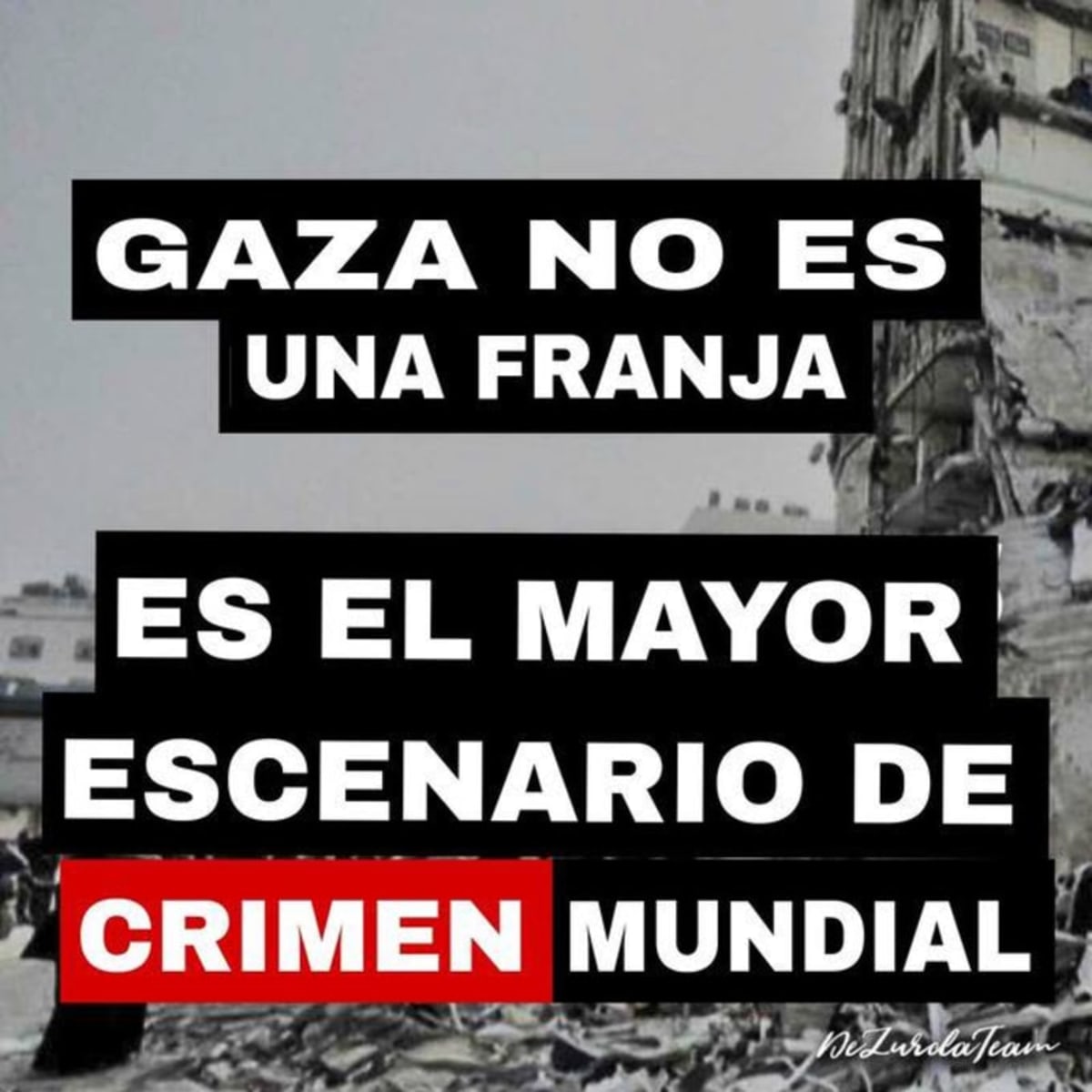 Gaza: el escenario de un genocidio