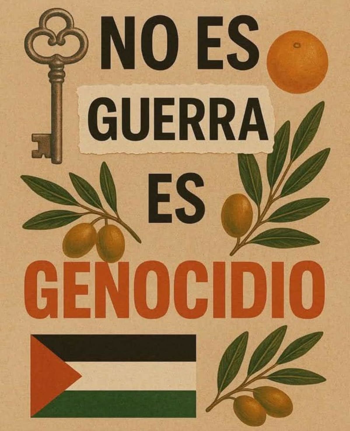 No hay que parar la guerra pues en Palestina no hay ninguna guerra, es un genocidio sin más