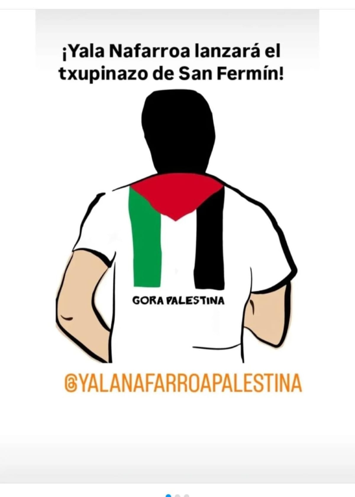 Yala Nafarroa con Palestina abrirá las Fiestas de San Fermín en Navarra