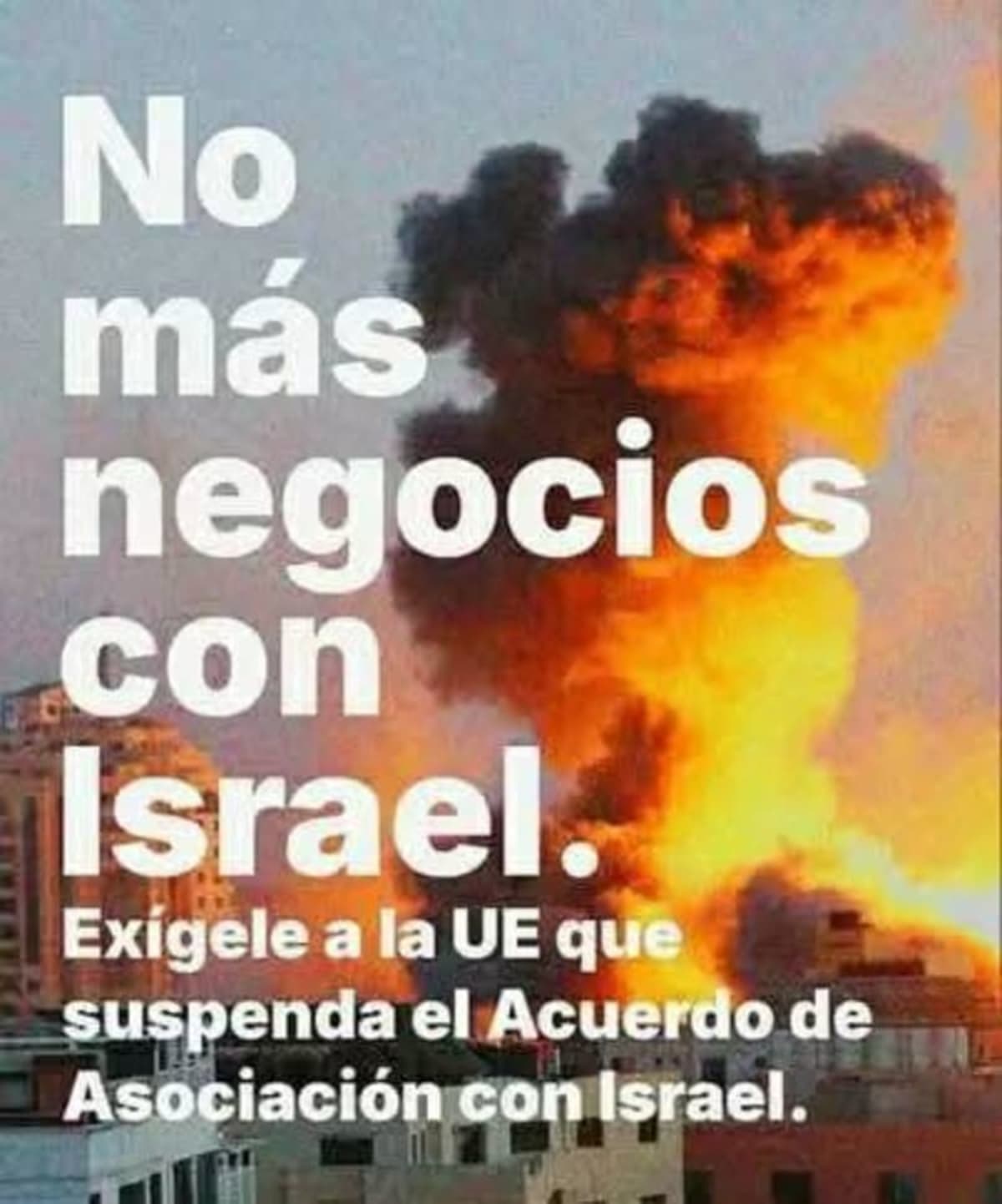 ¿Hasta cuándo el acuerdo de la Unión Europea con el Israel genocida?