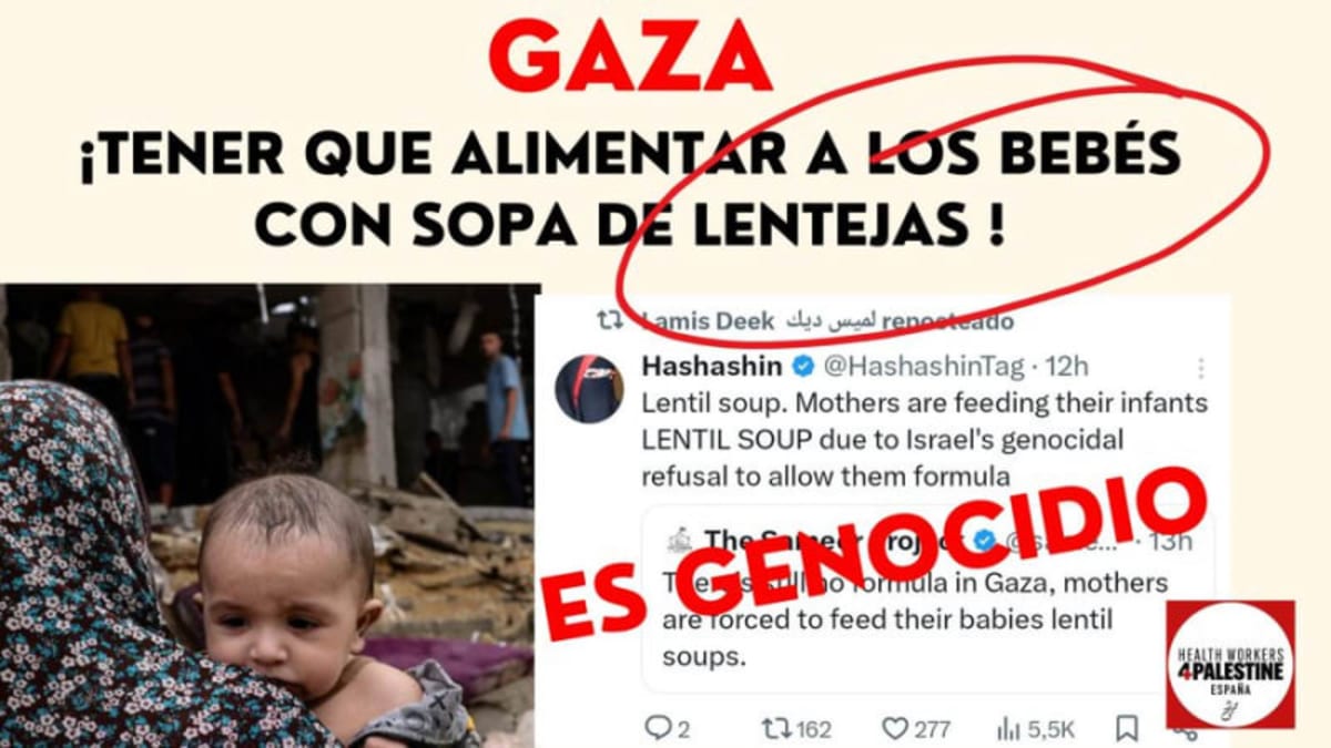 Las mil formas de matar de Israel. ¡Falta hasta leche para bebés!
