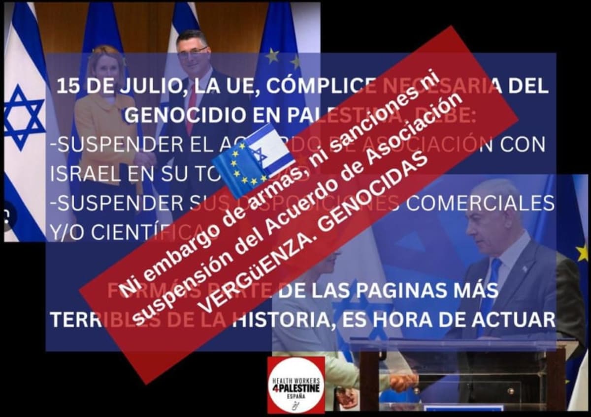 15 de julio 2025. Día de la vergüenza en la Unión Europea