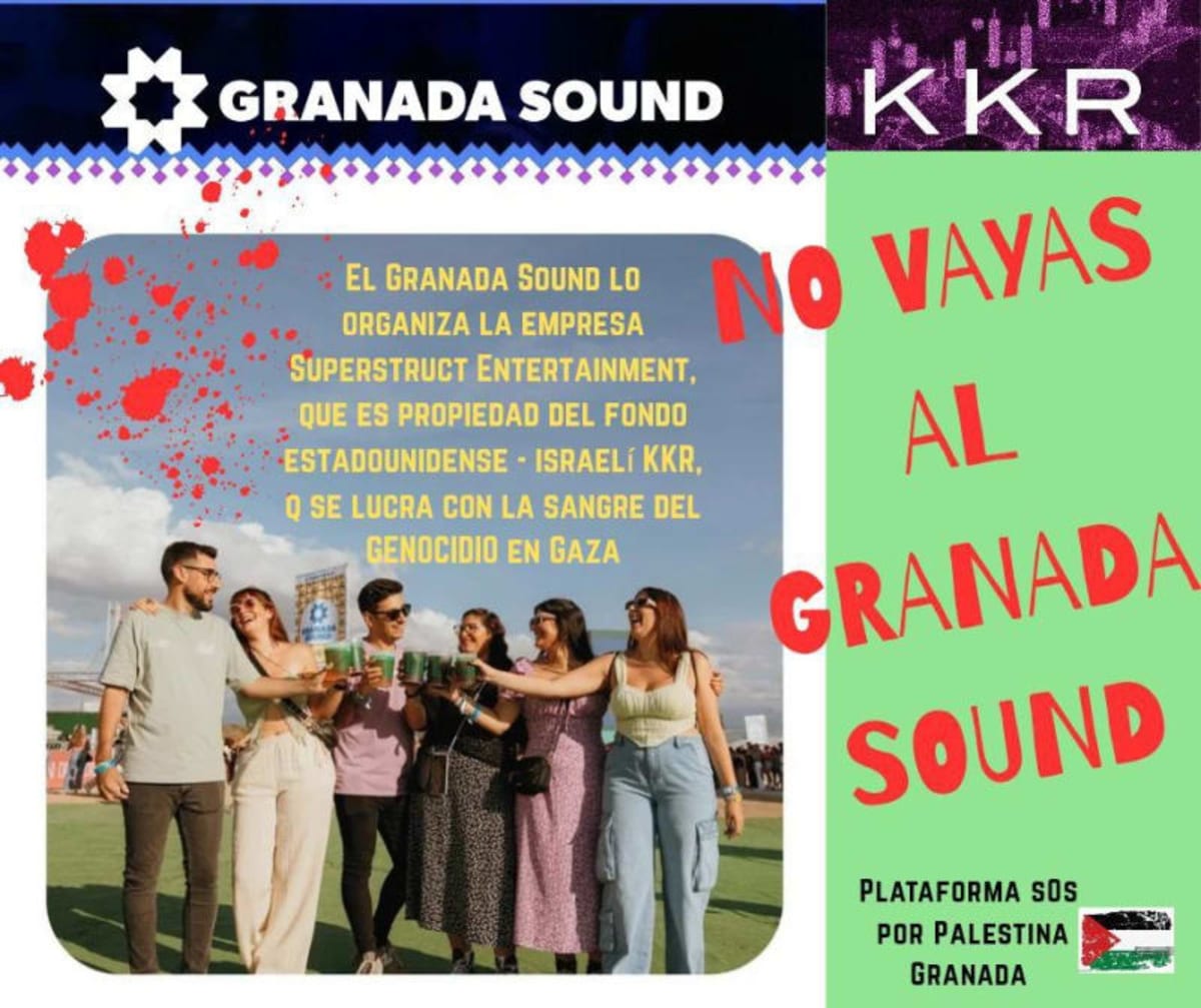 ¿Granada Sound? NO, por favor, NO. La celebración de la vida no combina con la muerte (genocidio por Israel)