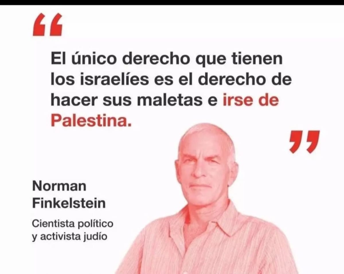 El único derecho que tienen los israelíes...