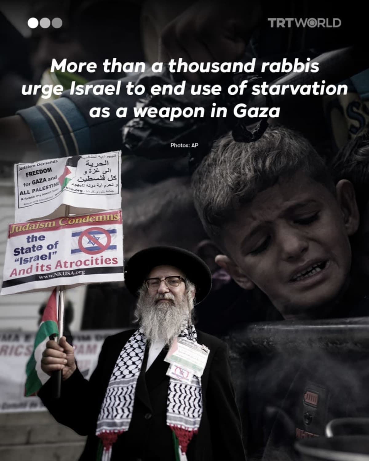 Más de mil rabinos contra el genocidio en Gaza por Israel