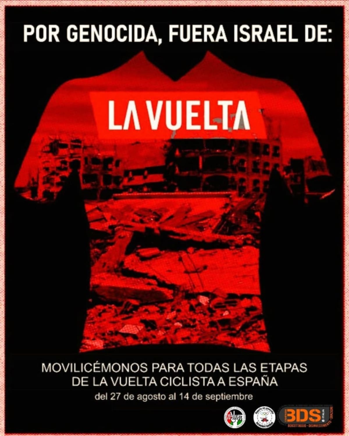 Boicot a Israel en la vuelta ciclista a España