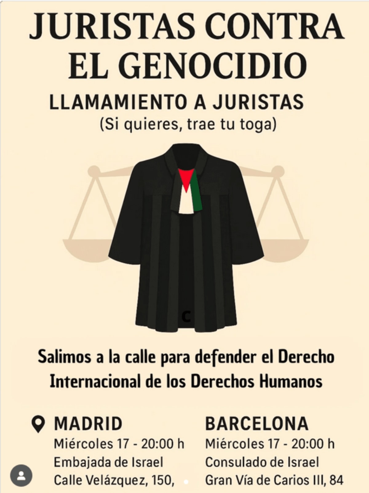 Juristas frente a Israel