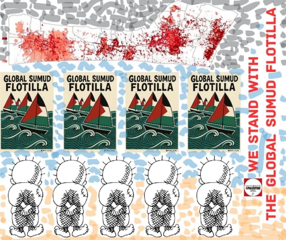 Apoyamos a la We stand with the Global Sumud Flotilla