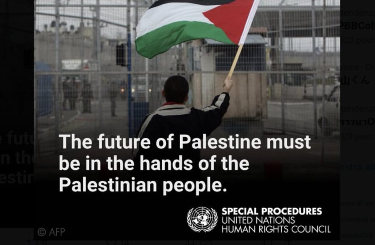 The future of Palestine, in Palestinians' hands. El futuro de Palestina, en manos palestinas