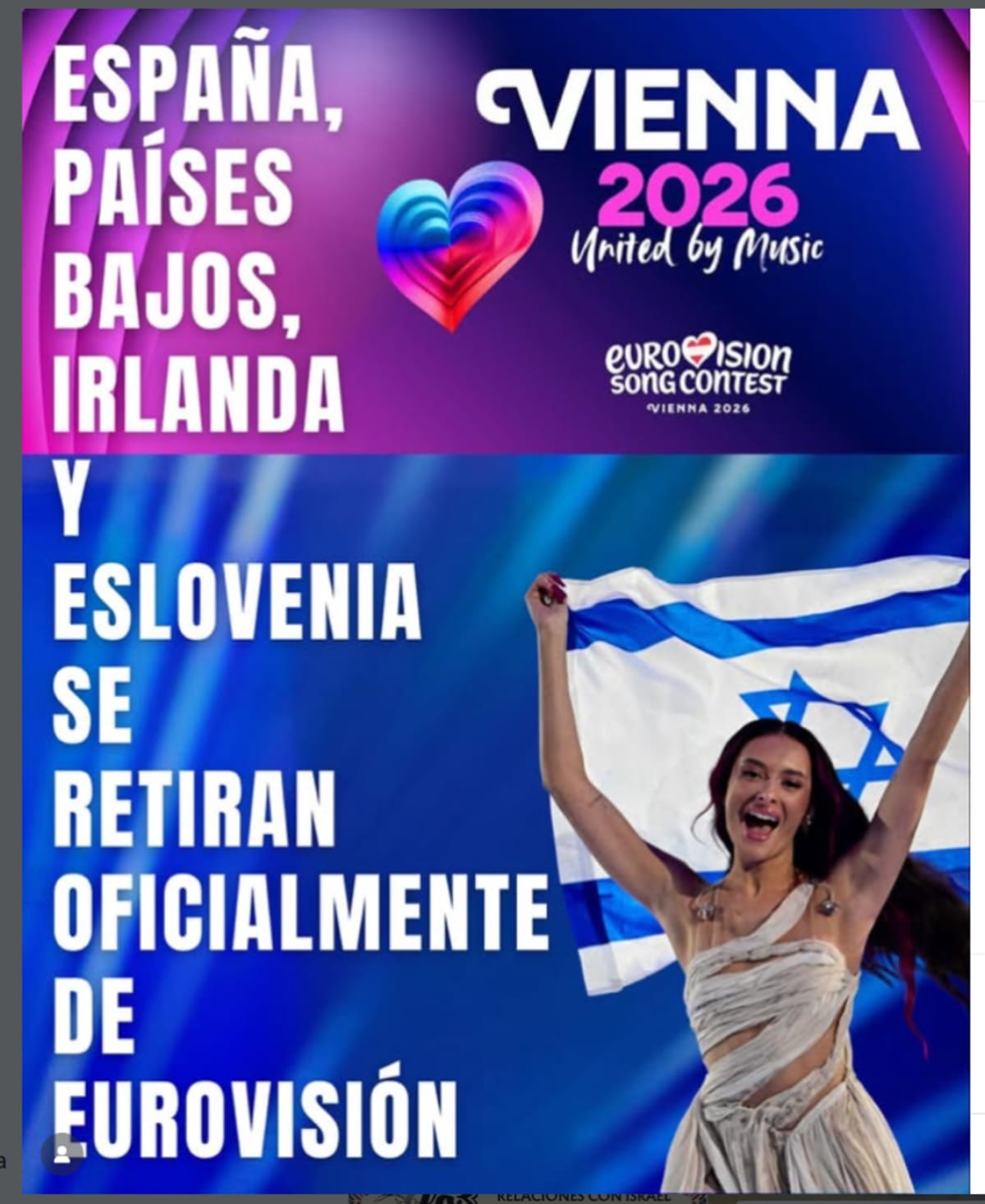 Eurovisión. Hay que evitar la "normalización" de un estado sionista, criminal y racista