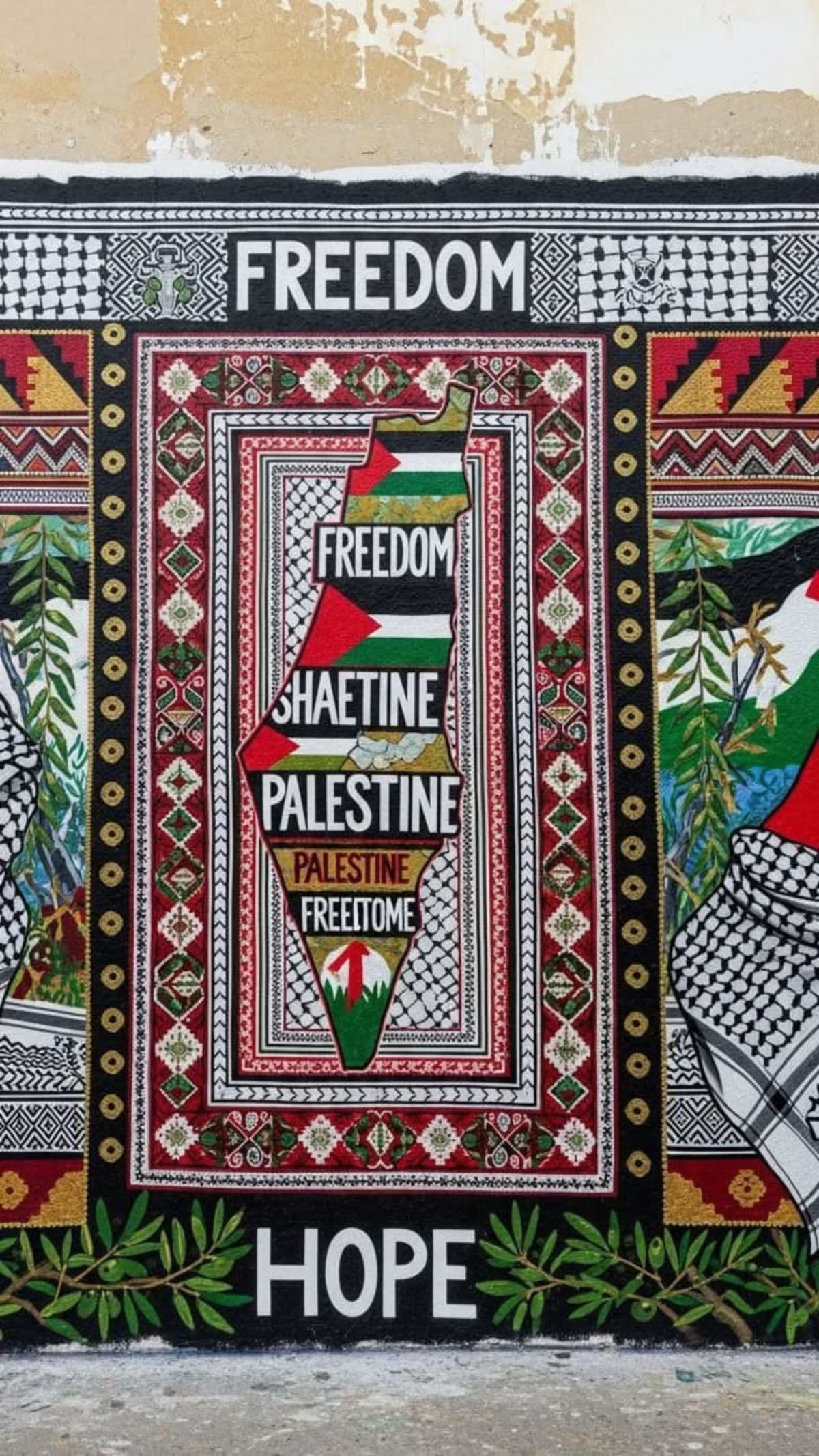 Palestine. Feedom and hope. Palestina, libertad y esperanza