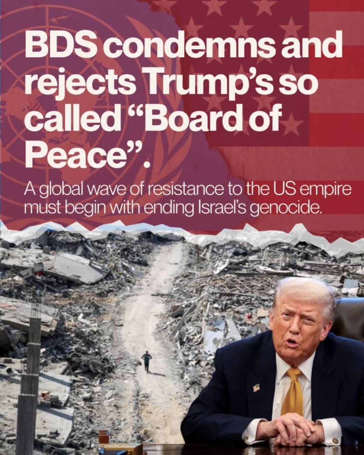 Contra el plan imperial para Gaza