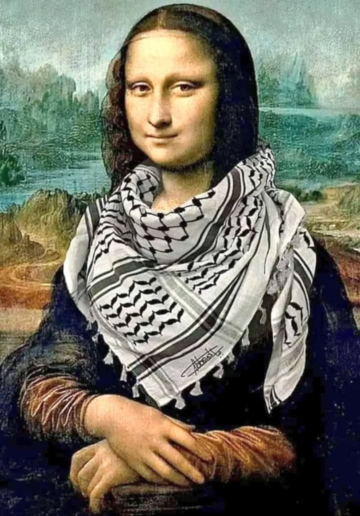 La Gioconda (o Mona Lisa) palestina