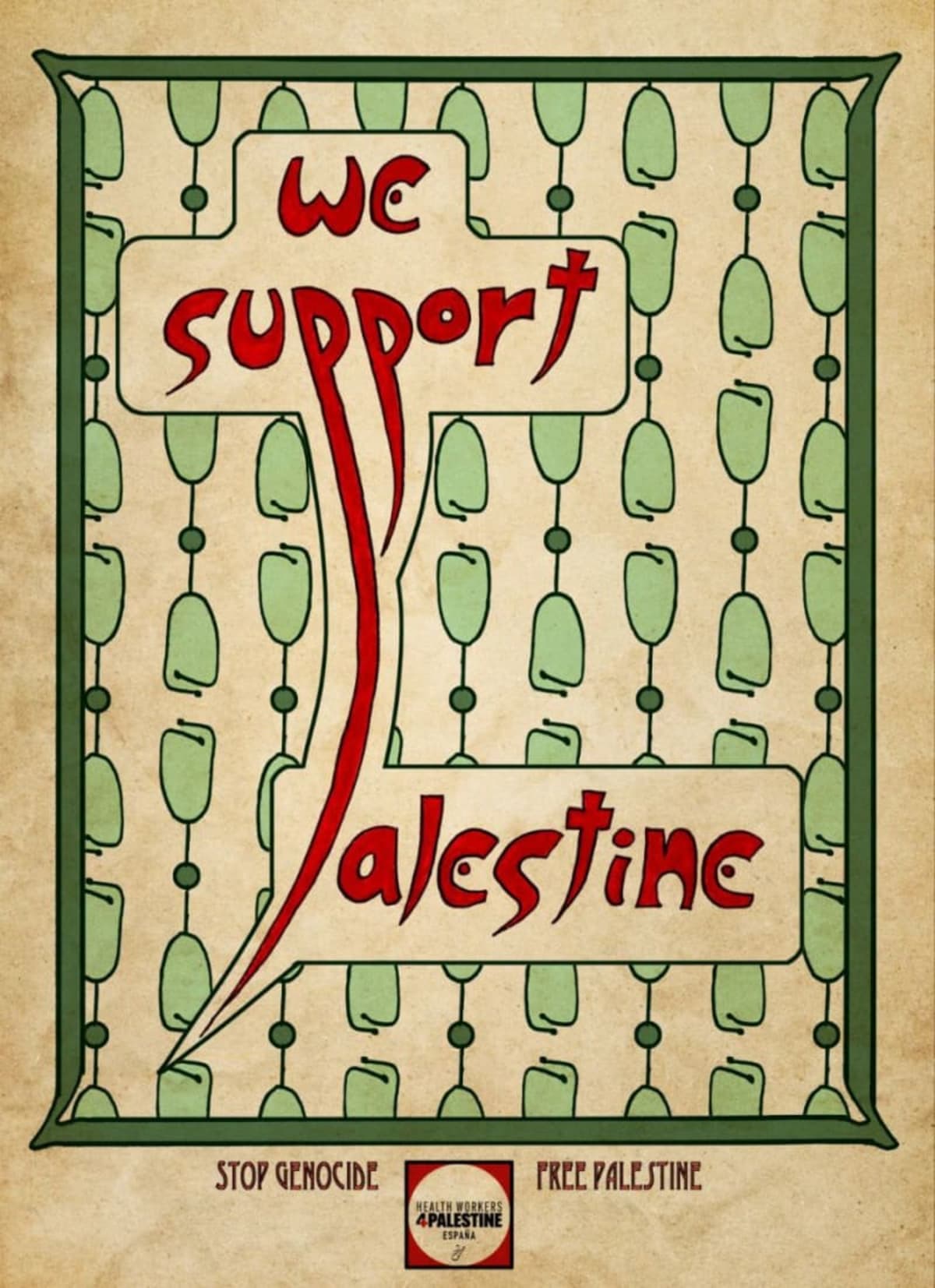 Apoyamos a Palestina. We support Palestine