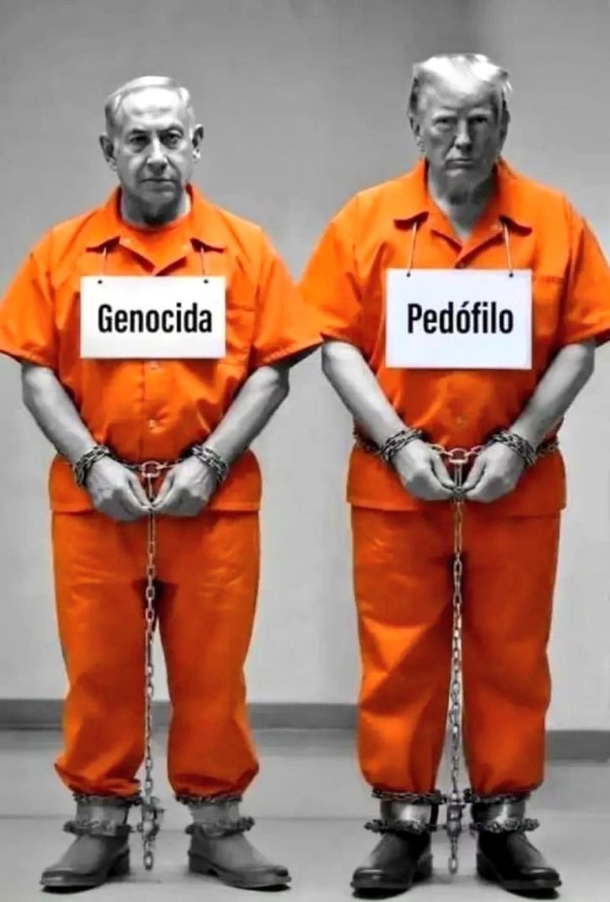 El uno es genocida y corrupto. El otro, pedófilo y genocida