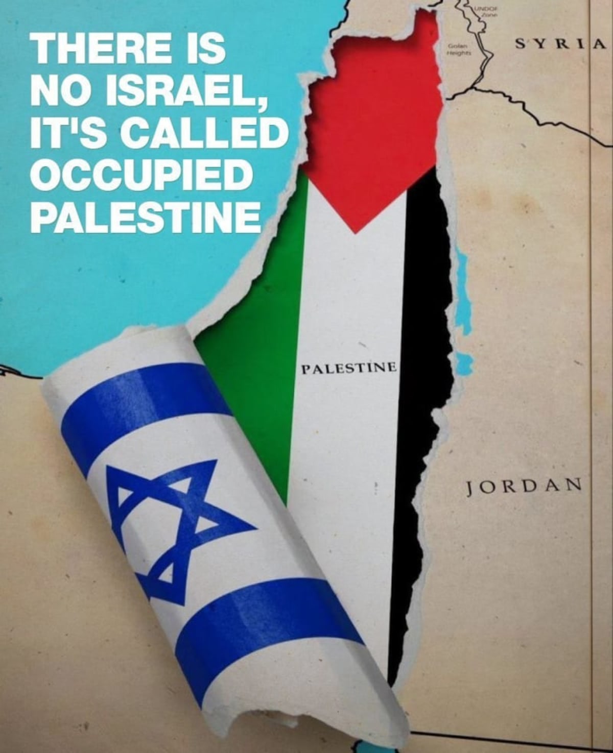 Israel no existe. Existe la Palestina ocupada
