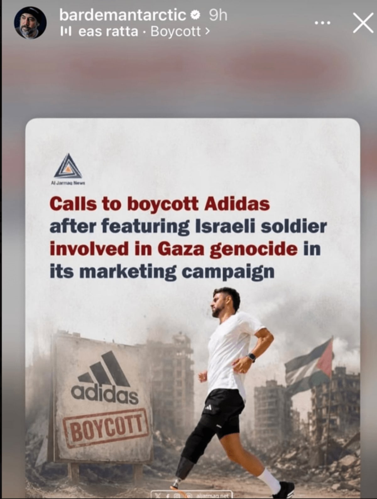 Adidas Boycott Boicot