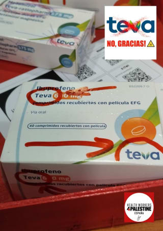 NO prescribas, ni dispenses, ni compres las marcas de TEVA: Teva, TevaGen, Ratiopharm, Teva-Ratio, DAVUR, Belmac... 