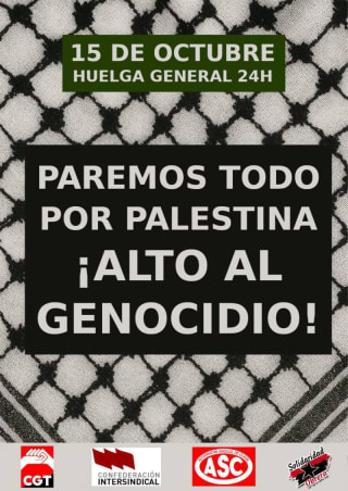15 de octubre. Paremos todo por Palestina