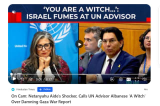¡El embajador de la colonia sionista llama "bruja" y "hechicera" a Francesca Albanese! The ambassador of the Zionist colony calls Francesca Albanese a "witch"! ESP ENG